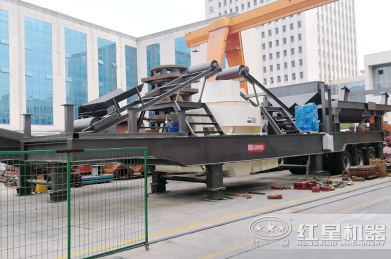 移動式制砂機，轉(zhuǎn)場方便的河石制砂機